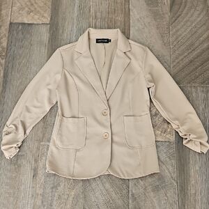 Women's Tan Blazer - Small